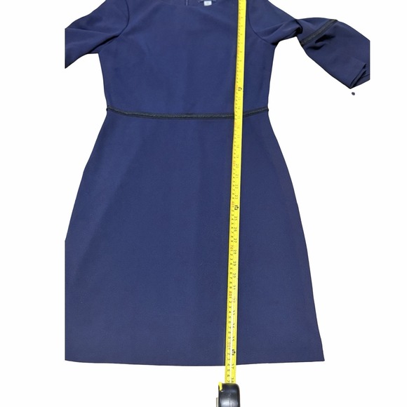 Tommy Hilfiger Navy Blue Long Flare Sleeve Dress Size 8 NWT - Picture 5 of 8
